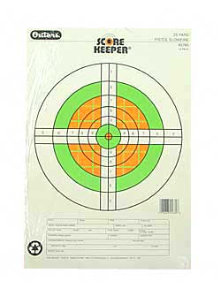 champion - Flourescent Orange/Green Bullseye - SK 25YD PSTL SF ORG/GRN BULL TGT 12PK for sale