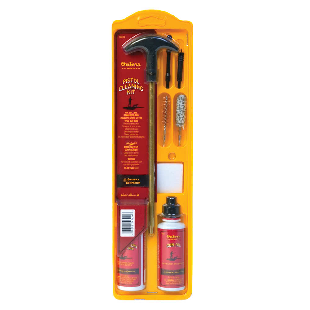 outers - Pistol Brass Cleaning Kit - PSTL 38 CAL/9MM CLNG KIT BRASS ROD CLM for sale