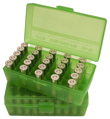 mtm case-gard - Case-Gard - P50 XLG HNDGN AMMO BOX 50RD - GREEN for sale