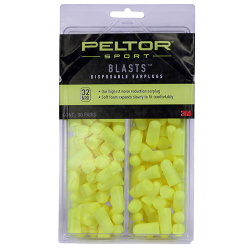 peltor - Sport - SPORT BLASTS DISP EARPLUGS 80 PK YLW for sale