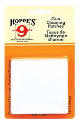 hoppe's - Gun Cleaning Patches - GUN CLNG PTCH NO 5 16/12GA 25PK for sale