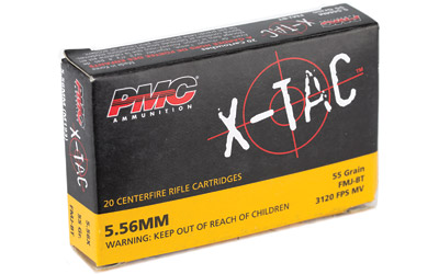 PMC 5.56MM NATO 55GR FMJ-BT 20RD 50BX/CS - for sale