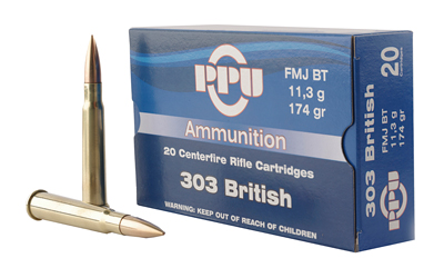 PPU 303 BRITISH FMJ 174GR 20/200 - for sale
