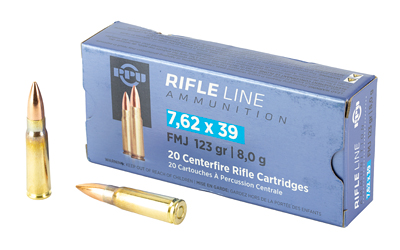 PPU 7.62X39 FMJ 123GR 20/1000 - for sale
