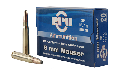 PPU 8MM MAUSER SP 196GR 20/200 - for sale