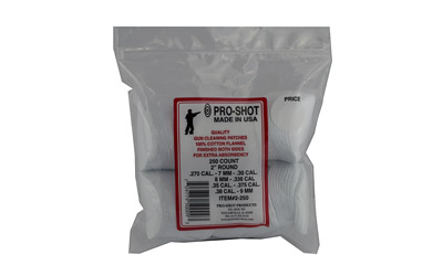 pro-shot - Cleaning Patches - CLEANING PATCHES 2IN RD 250CT for sale