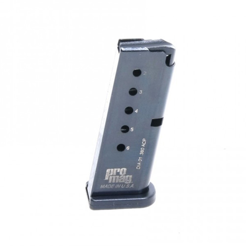 PRO MAG MAGAZINE DIAMONDBACK .380ACP 6RD BLUED STEEL - for sale