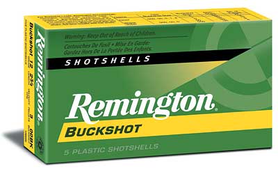 REMINGTON BUCKSHOT 12GA 2.75" 1325FPS 00BK 9PLTS 5RD 50BX/CS - for sale