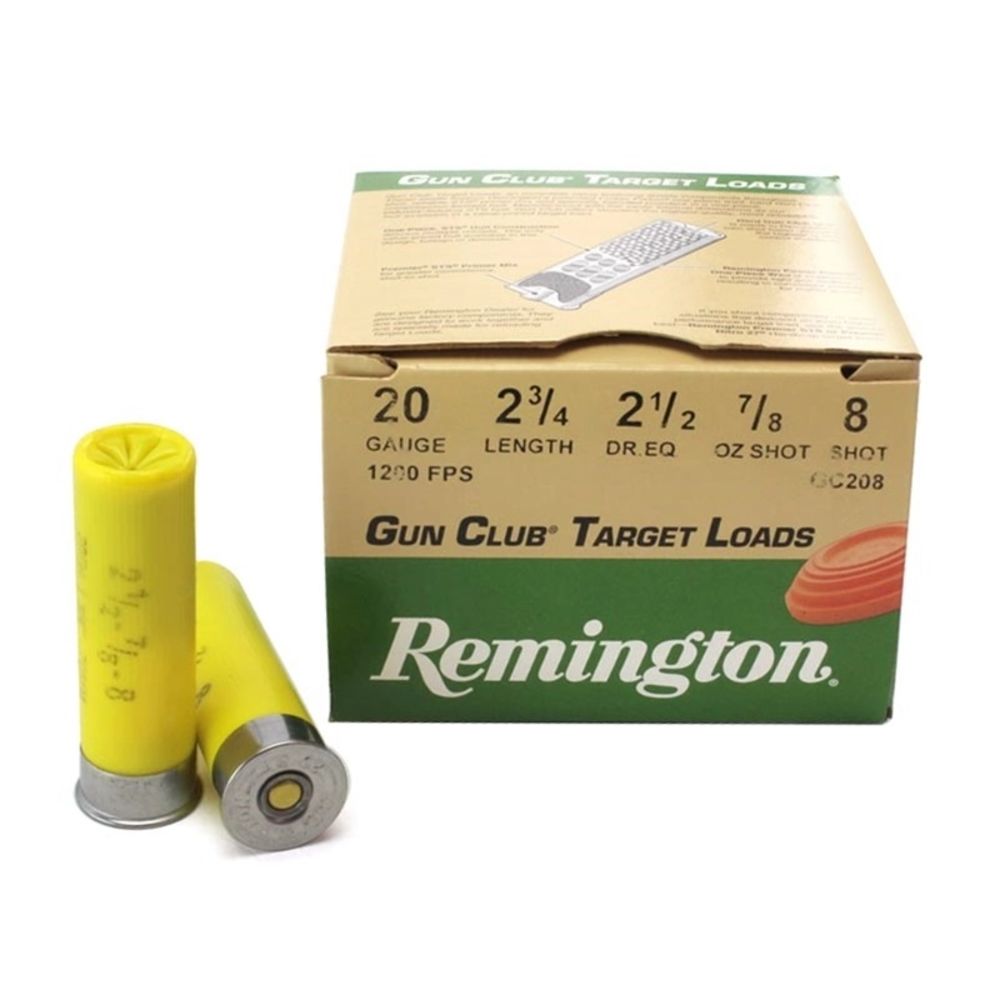 REM GUN CLUB 20GA 2.75" 7/8OZ #7.5 - for sale