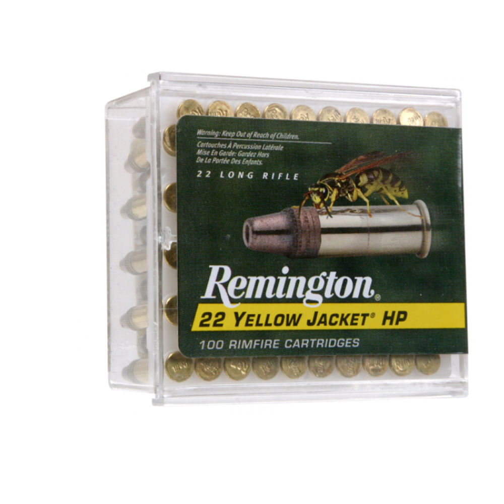 REMINGTON YELLOW JACKET 22LR 33GR TC LEAD-HP 100RD 50BX/CS - for sale