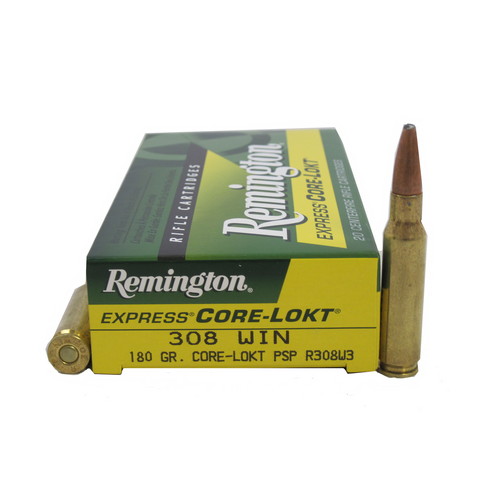 REMINGTON 308 WIN 180GR PSP CORE-LOKT 20RD 10BX/CS - for sale