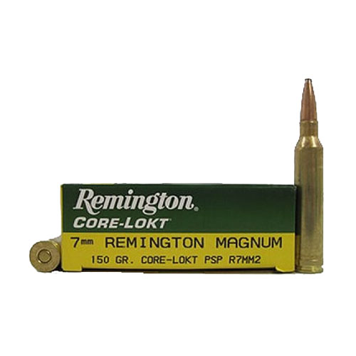 REMINGTON 7MM REM MAGNUM 150GR PSP CORE-LOKT 20RD 10BX/CS - for sale