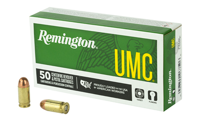 REMINGTON UMC 380 ACP 95GR FMJ-RN 50RD 10BX/CS - for sale