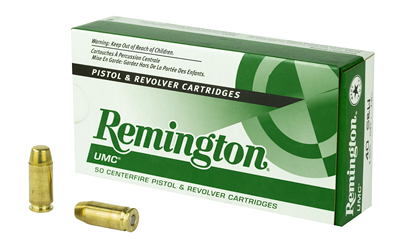 REMINGTON UMC 40 SW 165GR FMC TRUNCATED CONE 50RD 10BX/CS - for sale
