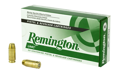 REMINGTON UMC 40SW 165GR FMC TRUNCATED CONE 50RD 10BX/CS - for sale