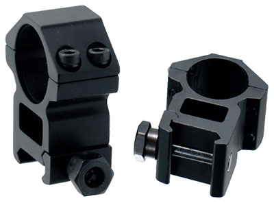 UTG RINGS 1" HIGH PROFILE MATTE BLACK PICATINNY/WEAVER - for sale