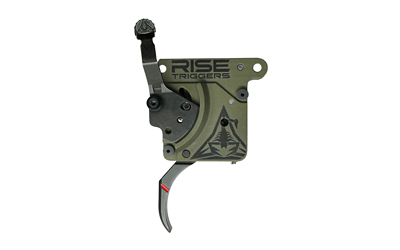 RISE TRIGGER RELIANT HUNTER REM 700 2-5LB CURVED GREEN/BLK - for sale