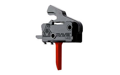 RISE TRIGGER RAVE 140 FLAT SST RED 3.5LB AR-15 W/ WALK PINS - for sale