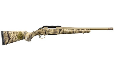 RUGER AMERICAN .243 WIN BRONZE CERAKOTE GO WILD THREADED - for sale