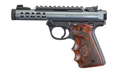 RUGER MARK IV 22/45 LITE 22LR 4.4" BULL AS TGT GRIPS GRAY - for sale