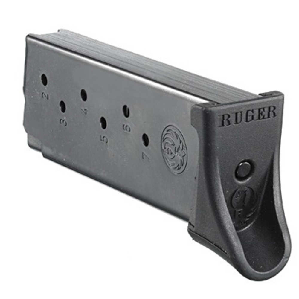 RUGER MAGAZINE LC9 EC9 9MM 7RD W/GRIP EXTENSION BLUED STEEL - for sale