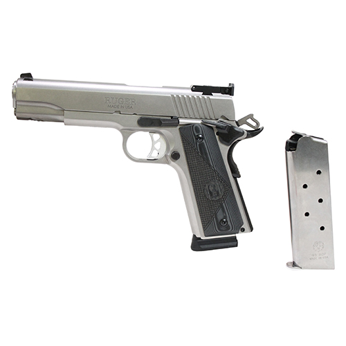 RUGER SR1911 TRGT 45ACP 5" STS 8RD - for sale