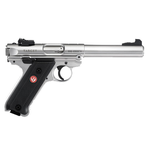 RUGER MRK IV TRGT 22LR 5.5" STN 10RD - for sale