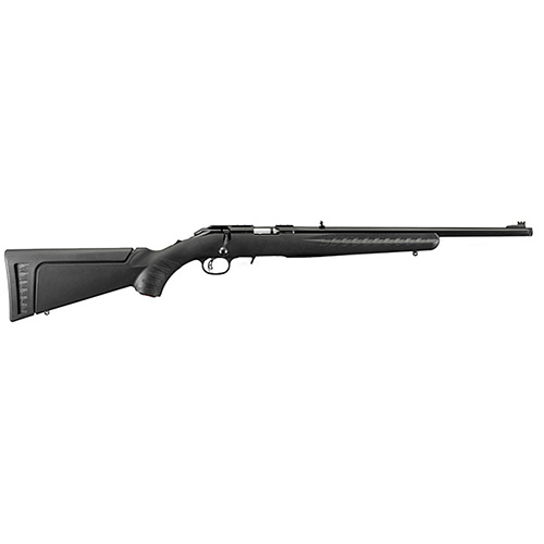 RUGER AMERICAN 22WMR  9-SHOT 18" MATTE BLACK THREAED BBL - for sale