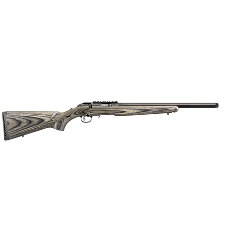 RUGER AMERICAN .17HMR 9-SHOT 18" HVY BBL THREADED LAMINATE - for sale