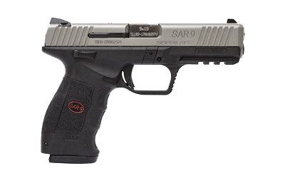 SAR USA SAR9 PISTOL 9MM 4.4" BBL 17RD MAG STAINLESS - for sale