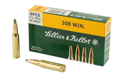 S&B 308 WIN 150GR SPCE 20RD 25BX/CS - for sale