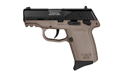SCCY CPX1-CB PISTOL GEN 3 9MM 10RD BLACK/FDE W/SAFETY - for sale