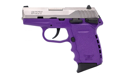 SCCY CPX1-TT PISTOL GEN 3 9MM 10RD SS/PURPLE MANUAL SAFETY - for sale