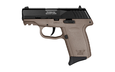 SCCY CPX2-CB PISTOL GEN 3 9MM 10RD BLACK/FDE W/O SAFETY - for sale