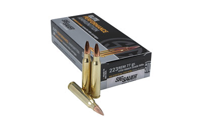 SIG 223REM 77GR OPEN TIP MATCH 20RD 25BX/CS - for sale