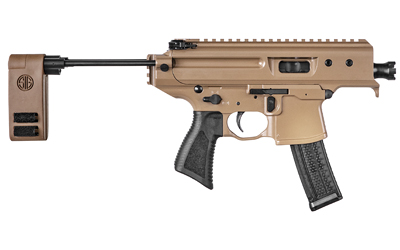 SIG MPX COPPER HEAD 9MM 3.5" 2-POSITION BRACE (1)20RD TAN - for sale