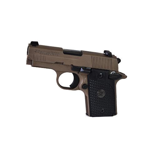 SIG P938 EMP SCRPN 9MM 7RD 3" FDE NS - for sale