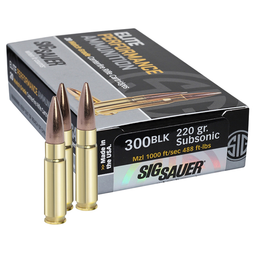 SIG 300 AAC 220GR OT MATCH 20RD 25BX/CS - for sale