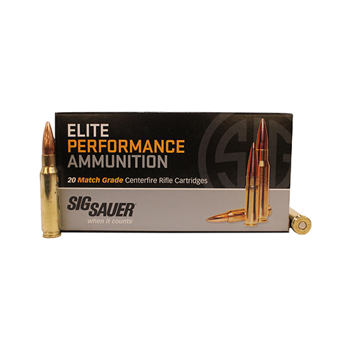 SIG 308 WINCHESTER 168GR OTM 20RD 10BX/CS - for sale