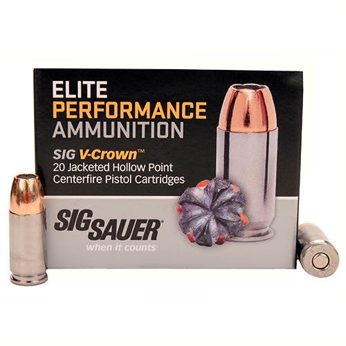 SIG AMMO 9MM 147GR JHP 20/200 - for sale