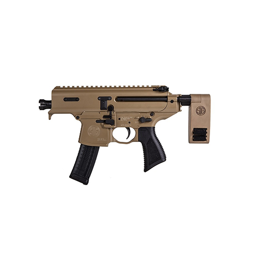 SIG MPX COPPER HEAD 9MM 3.5" 2-POSITION BRACE (1)20RD TAN - for sale