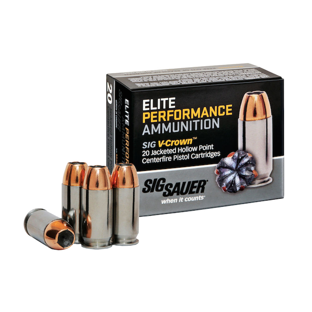 sigarms - Elite Defense - .380 Auto - AMMO V-CROWN 380 AUTO JHP 90GR 20/BX for sale