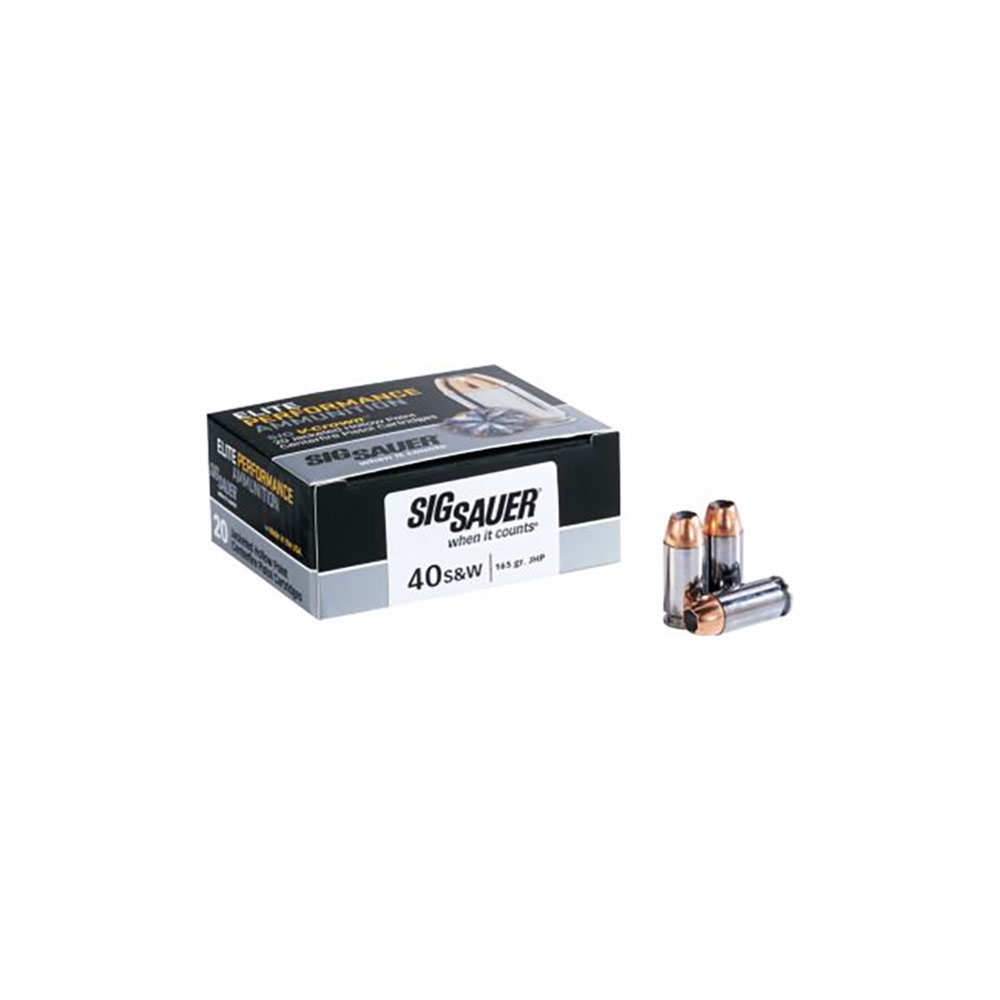 sigarms - Elite Performance - .40 S&W - AMMO V-CROWN 40 S&W FMJ 165GR 20/BX for sale