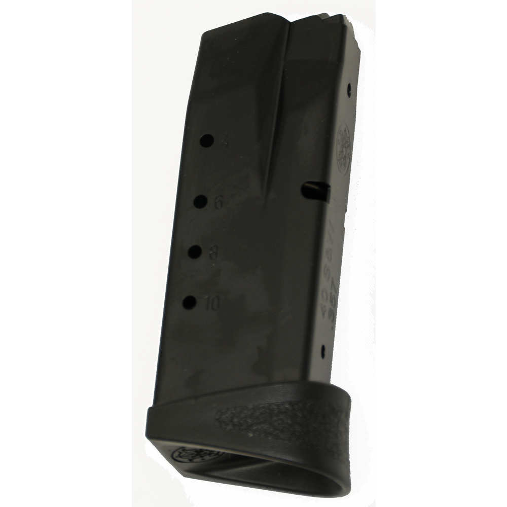 S&W MAGAZINE M&P40 COMPACT W/FINGER REST 10RD BLACK - for sale