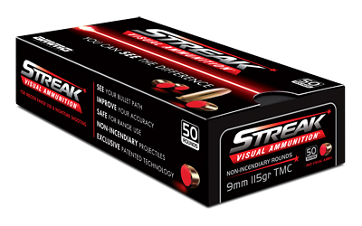 AMMO INC 9MM 115GR TMC RED STREAK 50RD 20BX/CS - for sale