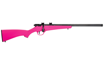 SAVAGE RASCAL FVSR SINGLESHOT YOUTH .22LR HB THREADED PINK - for sale