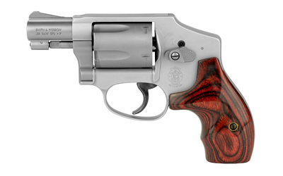 S&W 642LS .38SPL+P 1.875" FS SS WOOD FINGER GROOVE - for sale