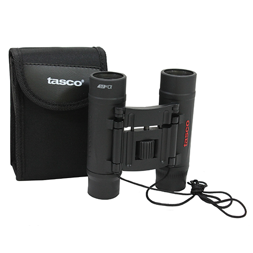 TASCO BINOCULAR ESSENTIALS 10X25 ROOF PRISM BLACK - for sale