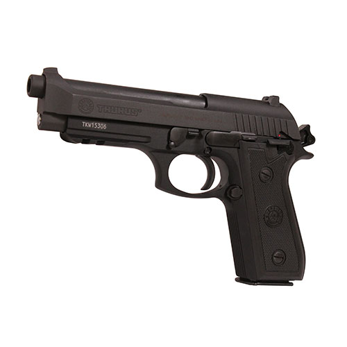 TAURUS PT92 9MM 5" 17RD BLK RBR TS - for sale
