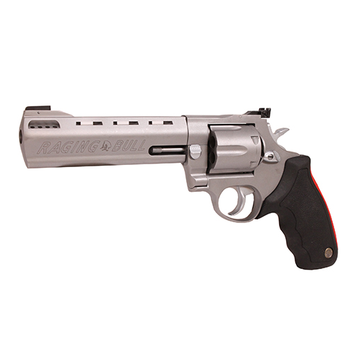 TAURUS RAGING BULL .44MAG 6.5" VENT RIB AS 6-SHOT SS RUBBER - for sale